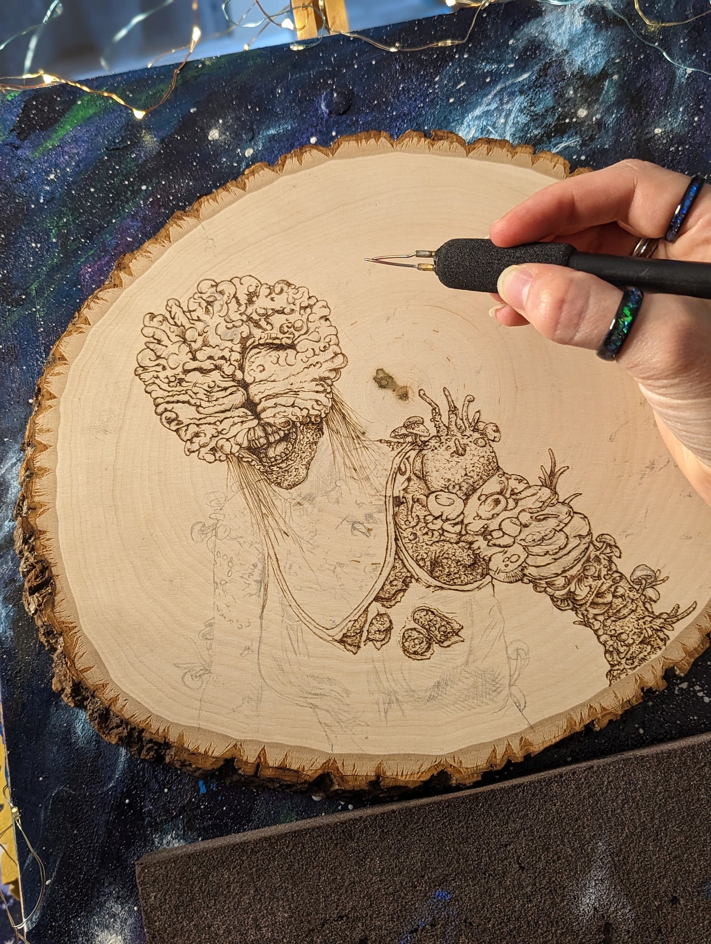 Clicker "The Last of Us" Pyrography Desk/Wall Art