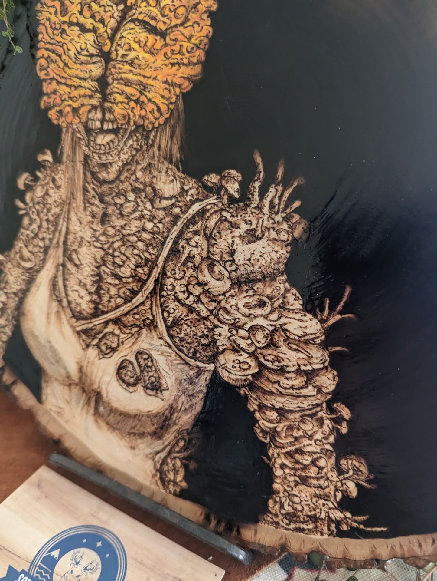 Clicker "The Last of Us" Pyrography Desk/Wall Art