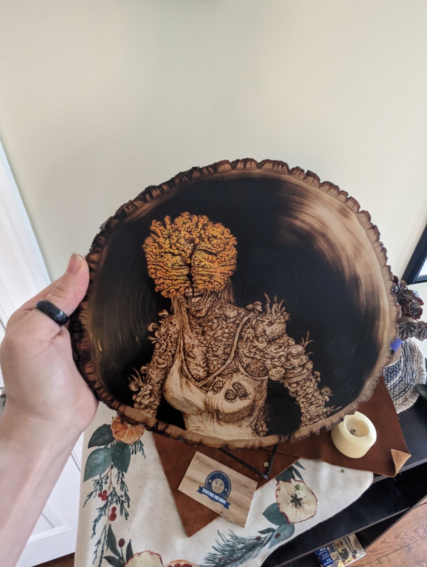 Clicker "The Last of Us" Pyrography Desk/Wall Art