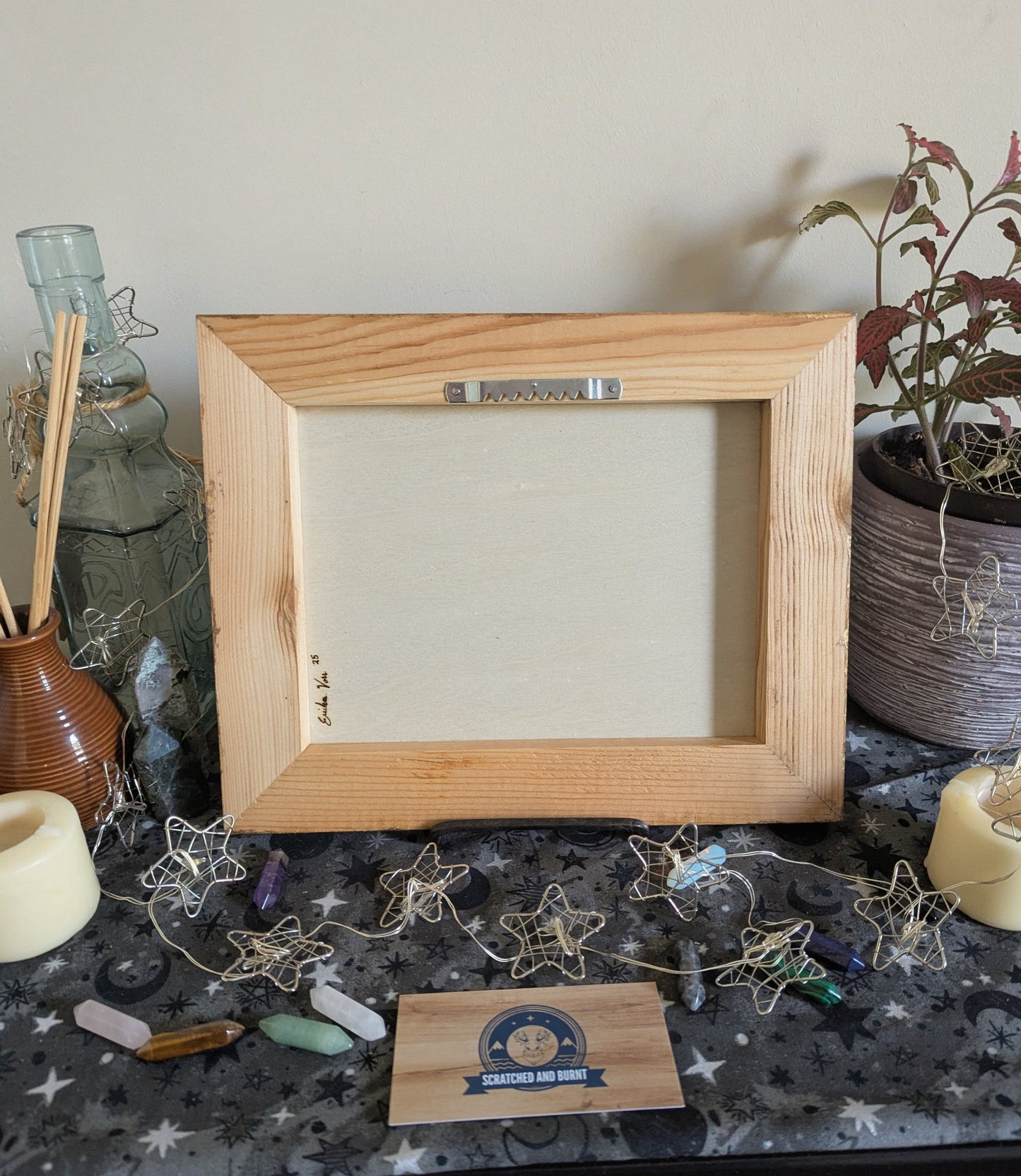 'Thror's Map' The Hobbit Map, Pyrography, Gold/Bronze Foiled Edges, Desk/Wall Art