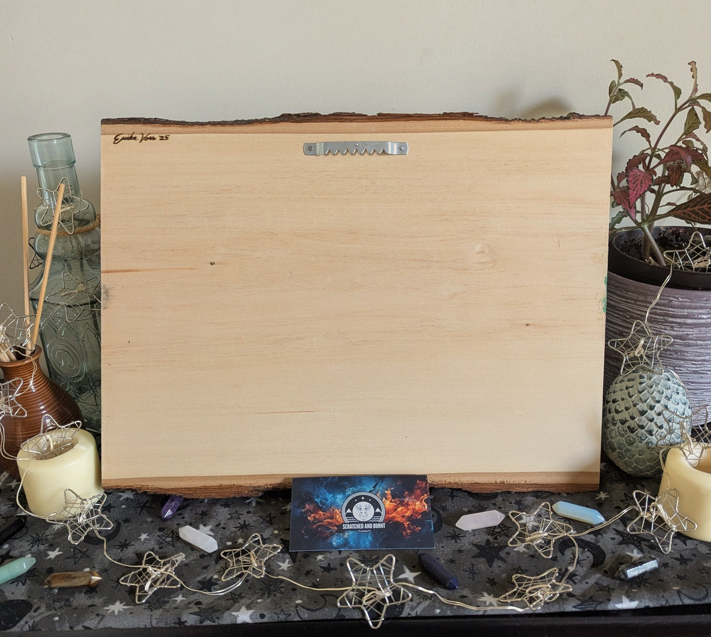 'Thror's Map' The Hobbit Map, Pyrography, Watercolors Desk/Wall Art