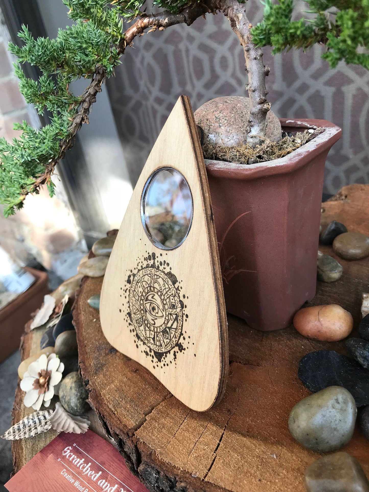 Wooden Ouija Planchette: "Eye of Agamotto"