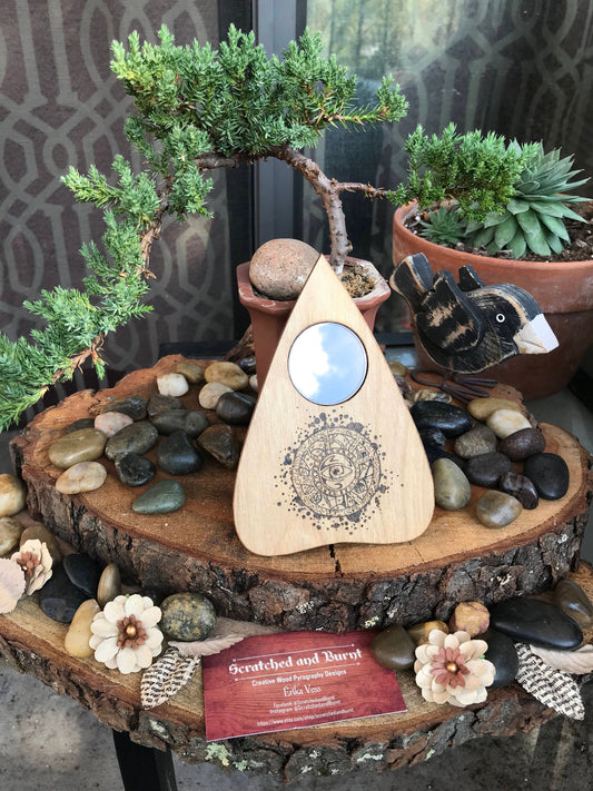 Wooden Ouija Planchette: "Eye of Agamotto"